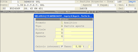 Selezioni per l'Inquiry Partite Scoperte