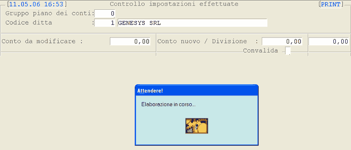 Ristrutturazione Piano dei Conti: fase di Verifica impostazioni