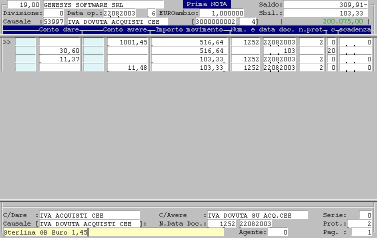 Acquisti intracomunitari: rilevazione I.V.A. a credito