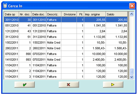 Manutenzione Partite Scoperte: find-grid partite