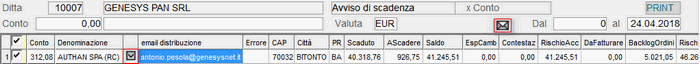 Distribuzione Documenti - Avviso di Scadenza