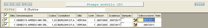 Stampa Modello CDC