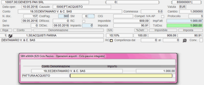 Contabilizzazione dal CPI: inserimento descrizione aggiuntiva