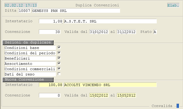 Duplica Convenzione