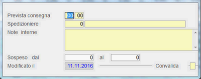window Informazioni Aggiuntive