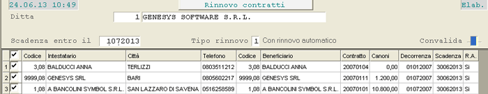 Rinnovo Contratti