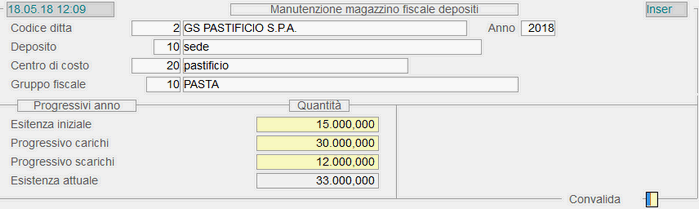 Magazzino Fiscale: Manutenzione Parte Contabile per Deposito