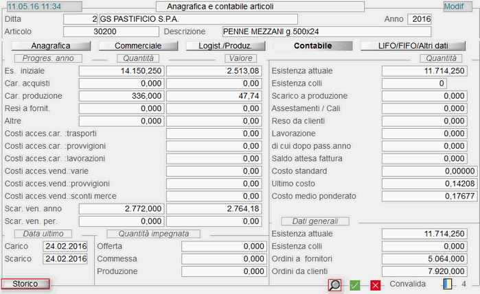 Contabile - 4° videata