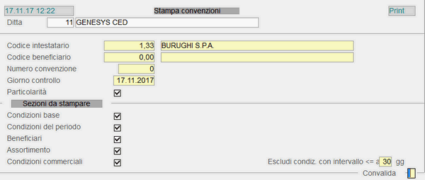 Stampa Convenzioni
