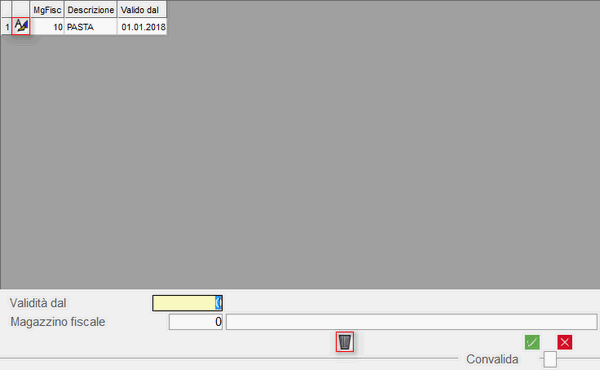 Window Storico Entità