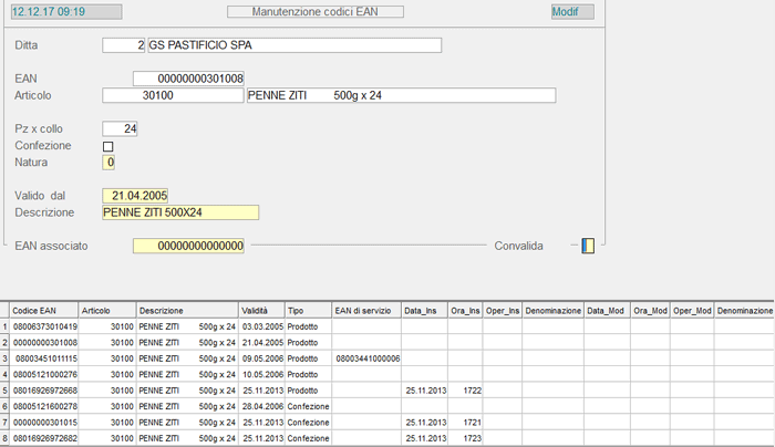 Codici EAN