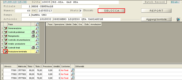 Sblocca Batch-Record