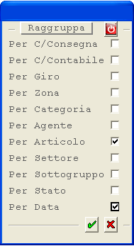 Inquiry Avanzato Ordini