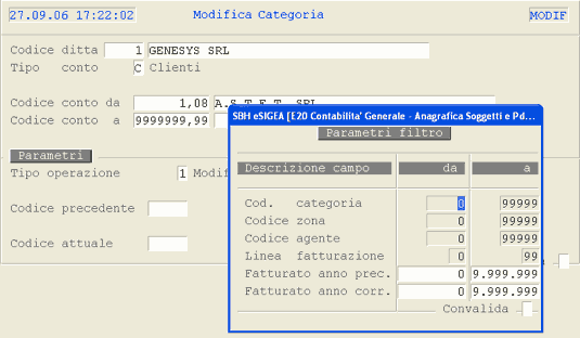 Aggiornamento Anagrafica Clienti