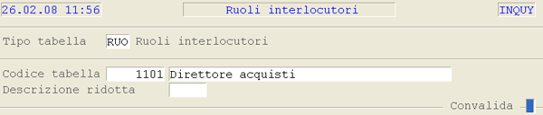 Tabella Ruoli Interlocutori